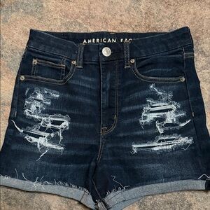 American Eagle Outfitters Distressed Denim Shorts Women’s 6 Stretchy